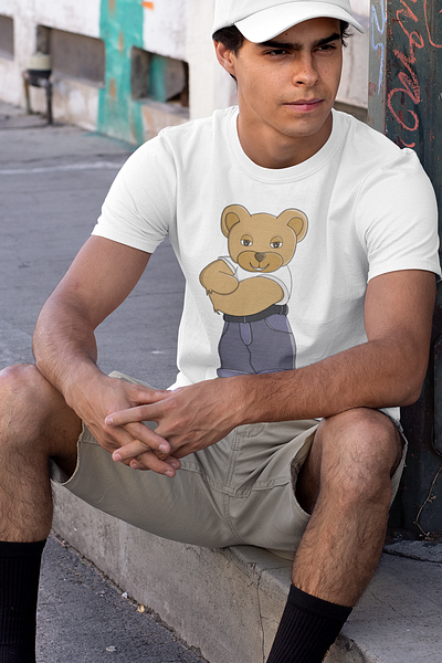 Teddy Bear with Arms Crossed plus size