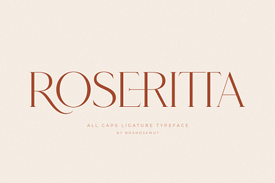 Roseritta - Ligature Serif branding calligraphy calligraphy fonts chic classy design elegant graphic design lettering ligature ligature serif luxury modern modern calligraphy professional sans serif sans serif font serif font serif fonts stylish