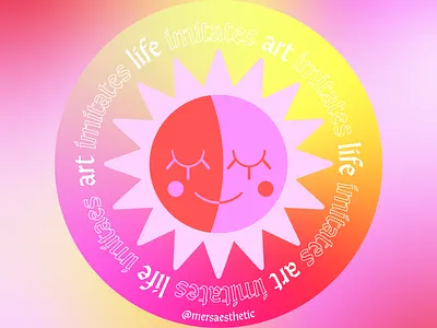 Life Imitates Art 2020 aesthetics brand identity branding design graphic design illustration logo merchandise design typography