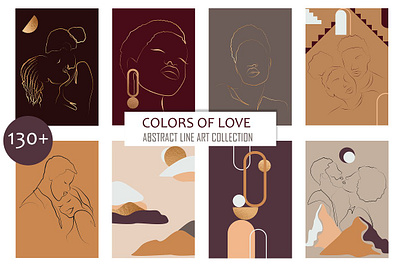 COLORS OF LOVE LINE ART COLLECTIONS abstract art colors design designs elements graphic graphics illustration line line art line art collection line art collections line art logo line artwork love poster poster design posters vector