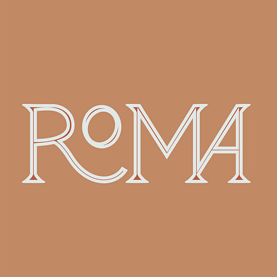 Roma Handmade Type handmadetype illustration illustrator italy rome typography