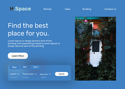 Home Rent/Buy/sell uidesign