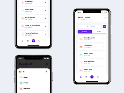 Proptia Visitor management system apps apps ios ios app design mobile app design visitor management visitors