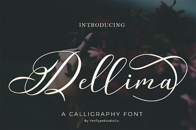 Dellima | Wedding Calligraphy Font branding design calligraphy calligraphy artist calligraphy font calligraphy logo font awesome font design hand lettering handmade script font type design typeface