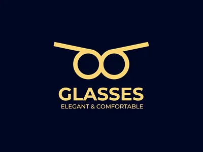 glasses logo design branding company creative design element eyeglasses glasses icon identity illustration logo symbol trendy vector