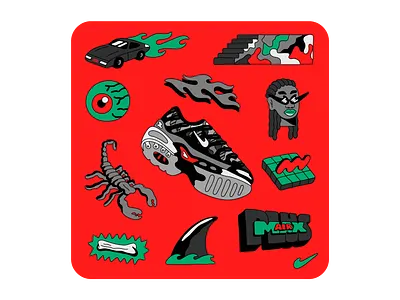 Nike Remix Pack: Air Max Plus air max air max plus illustration lettering nike nike air max