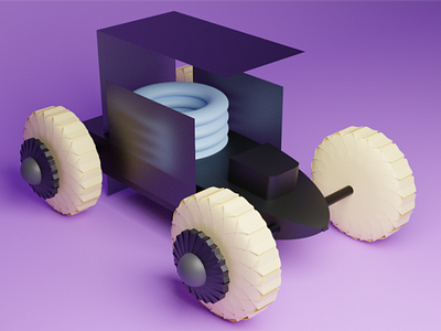 Vehicle b3d blender cycles vehicle