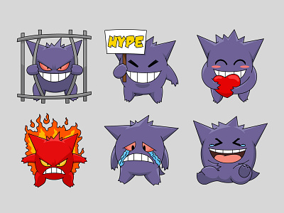 Twitch Emotes angry badges cartoon chibi cute discord emoji emotes expression game ganger icon illustration laugh love pokemon sad sub badge twitch youtube