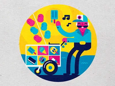 PALETERO branding cmyk design el paletero hispanic heritage month hispanicheritagemonth ice cream ice cream sandwich icecream icon design icon set icons illustration illustrator inkbyteatwork loteria mexican mexican design modern vector