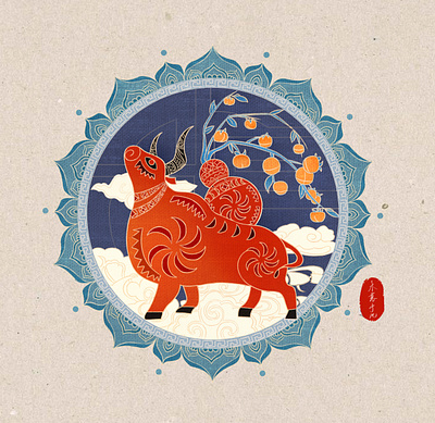 Zodiac illustration design illustration twelve chinese zodiac signs