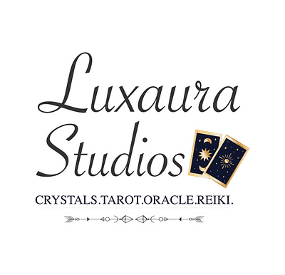 Tarot Logo adobe illustrator business card graphic design tarot typogaphy typography vector art wellness logo