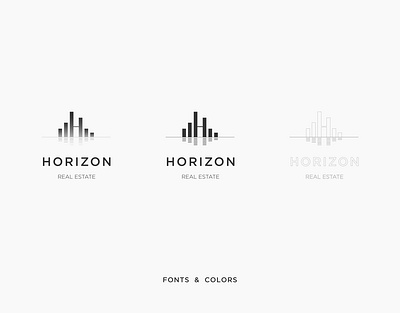 Horizon Logo brand identity branding design graphic design icon logo logo design minimal typography vector