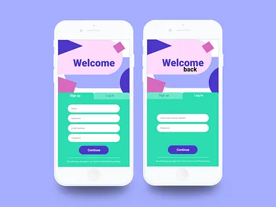 001 Sign Up 001 dailyui login sign up