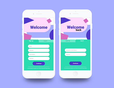 001 Sign Up 001 dailyui login sign up