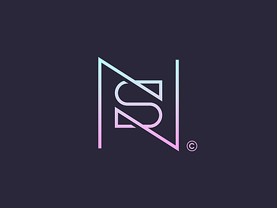 SN Momogram brand branding design idea illustration logo mark negative typography ui