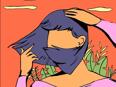 in the mid of sunset artwork digitalart illustration indonesia designer