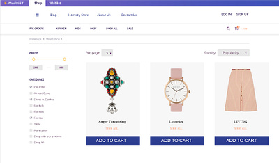 web design shopping web