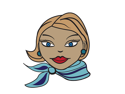 Saphire adobeillustrator aiga aigaupstateny albanyny beauty face graphicdesign hudsonvalleyny illustration illustrator multicultural person style vector woman