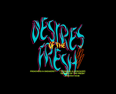 Desires of the Fresh / Preachers-n-Sneakers art direction branding design graphic design