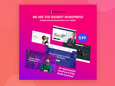 ZCUBE WORDPRESS ELEMENTOR PAGE BUILDER THEMES ​ agency agency business business corporate corporate business creative creative business multipurpose business portfolio sketch software software design web design