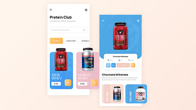 Jack3d - Authentic Supplements App app branding color design design app flat flatdesign minimal ui ui design user interface design userinterface uxdesign vibrant visual art visual design