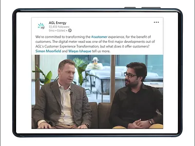 Captioned social media video social media web