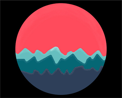 Color Palette Landscape design illustration illustrator logo