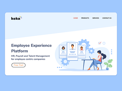 Keka Assignment adobe adobe xd adobexd figma figmadesign hr hr software keka logo product page sachin kumar mishra sachinbak service app uidesign uiux user experience user interface web design webdesign website concept