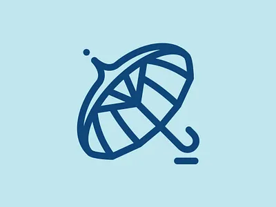 Day 33 - Umbrella - 100 Icons Daily 100days design icon illustration leeayr logo minimal parasol umbrella vector