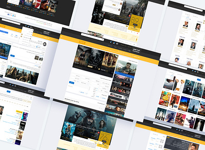 Nightmovie branding clean dashboard design download movies nightmovie series theme ui ux دانلود فیلم نایت مووی