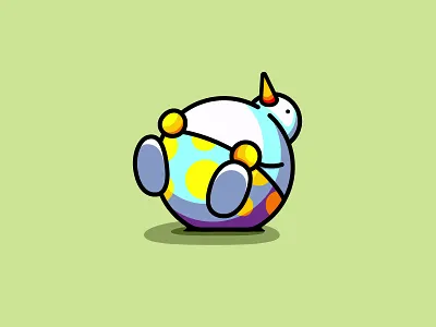 Round Bird illustration illustrator vector vector illustration