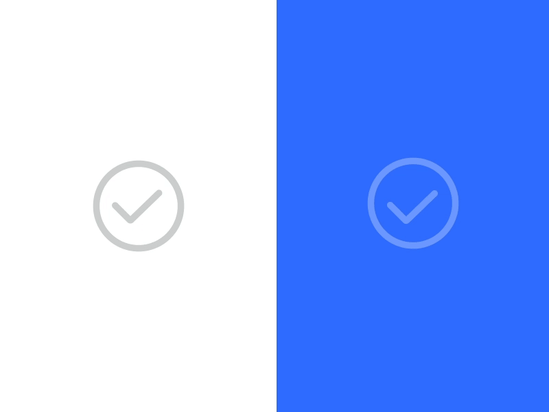 Check animation 2 aftereffects animation check done icon iconography microinteraction motion motion graphics success ui animation visual design
