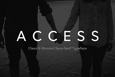 ACCESS - Modern Typeface designova font design font family fonts minimal minimalist sans serif sell selling type typeface typeface design typeface designer typeface. lettering typefaces typography webfonts