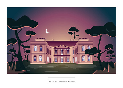 Architecture around the world architecture illustration poster vector
