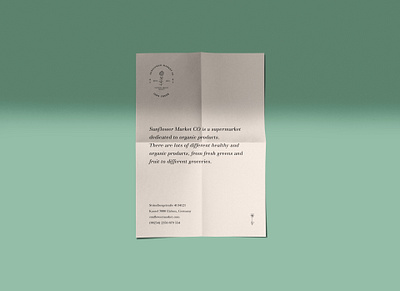 Sunflower Market CO aveiro bio brand branding editorial editorial design elvas freelancer graphic designer logo logodesign logotype market minimalism minimalist papper print sunflower supermarket vegan
