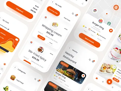 Foodko - Food Delivery App adobe xd app design application best design dailyui dribbble best shot food food and drink food app foodie inspiration ios app minimalist online order restaurant app restaurants ui ui ux ui design uidesign