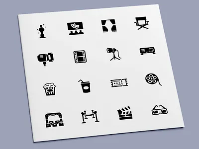 Cinema Icons cinema comedy drama film icon icon design icon set icons movie theater tragedy video