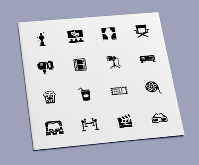 Cinema Icons cinema comedy drama film icon icon design icon set icons movie theater tragedy video