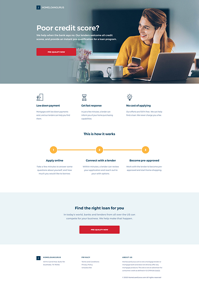 HomeLoanGurus cro landing page landingpage unbounce