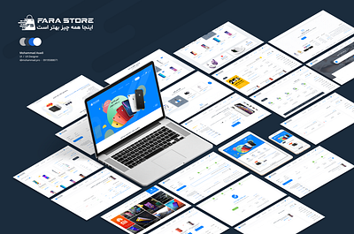 farastore branding clean dashboard design digital digital store farastore magazine shop shopping cart store design theme ui ux wordpress خرید دیجیتال فرا استور فروشگاه موبایل