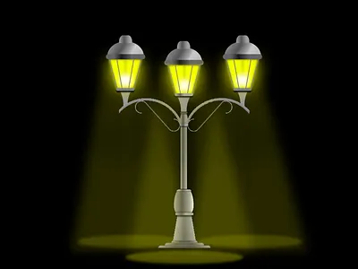 Street Lamp Animation css3 div