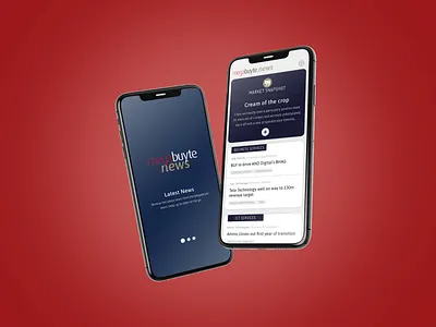 Megabuyte News App app branding design icon typography ui ux vector