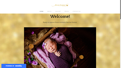 Forever Treasures Photography - Weebly Web Design branding design graphic design web design