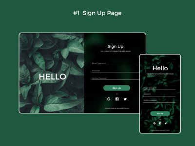 Daily UI #001 appdesign dailyui dailyui 001 dailyuichallenge design illustration landingpage photoshop signup signupapge ui uidesign uidesignchallenge ux uxdesign webdesign