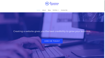 Virtuallennial - Portfolio Web Design elementor web design wordpress wordpress development