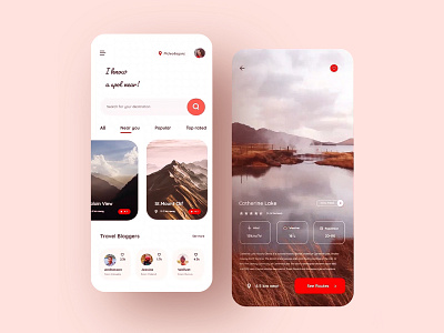 Explore spot near you adobe xd blog blog design explore figma find ios app location mobile app mobile design nature sketch travel ui uiux user experience user interface design ux ux design