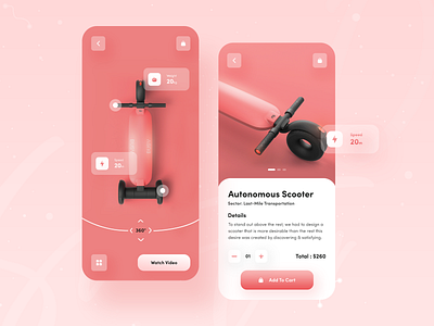 Electric Scooter : Product Page 2020 trend app app design application design autonomous creative dribbble best shot ios app design mobile mobile app mobile exploration mobile ui popular shot rol scooter shopify ui ux uiux designer