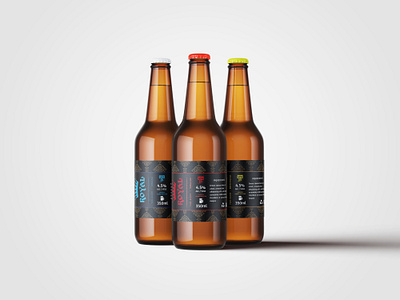 Royal Beer adobe illustrator beer blue bottle crown design glass bottle gold label label design label packaging labeldesign mockup package packaging design packagingdesign pattern red royal royal beer