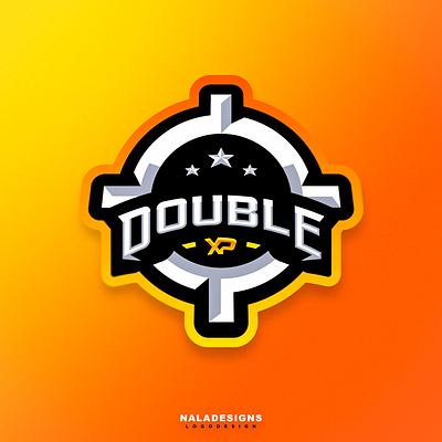 Double XP Logo branding design esports gaming icon identity illustration letter logo vector