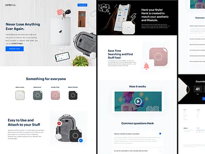 Hank Landing page